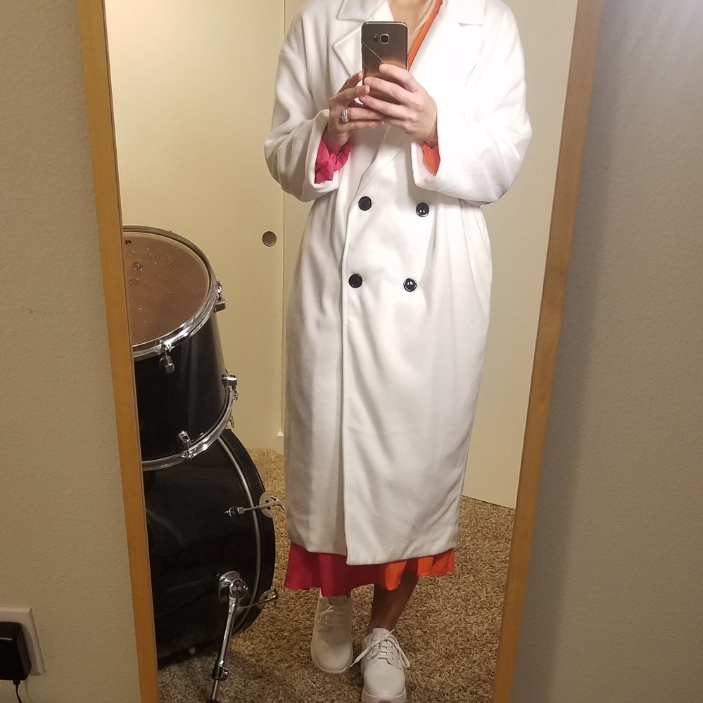 White peacoat